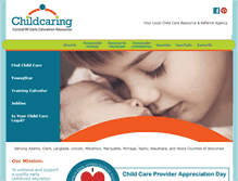 Tablet Screenshot of childcaring.org